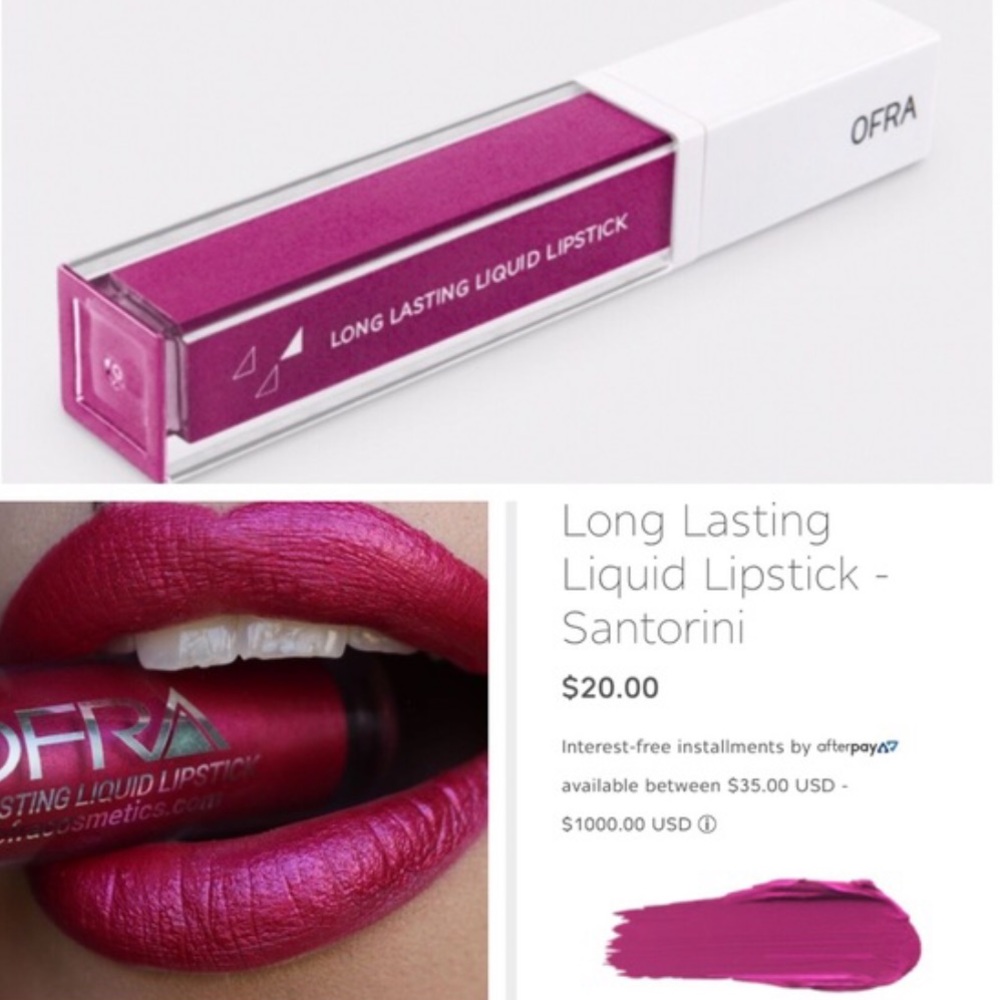 New - OFRA long lasting liquid lipstick-SANTORINI